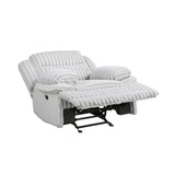 Goodland Gray Glider Reclining Chair from Homelegance - Luna Furniture