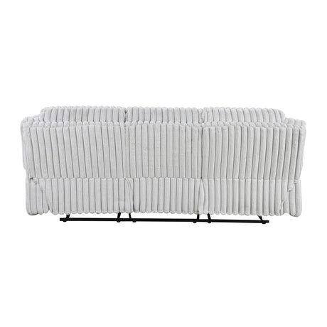 Goodland Gray Double Reclining Sofa from Homelegance - Luna Furniture