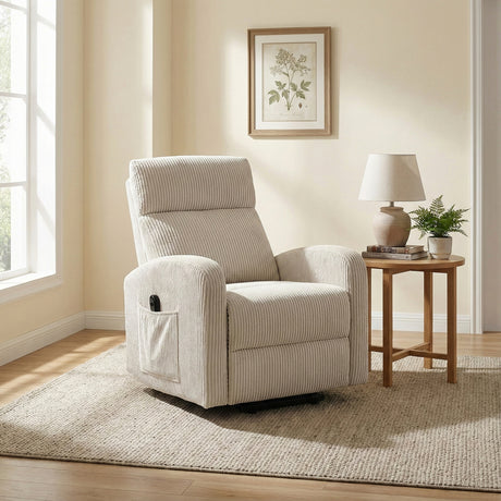 Parsons Beige Power Lift Chair from Homelegance - Luna Furniture