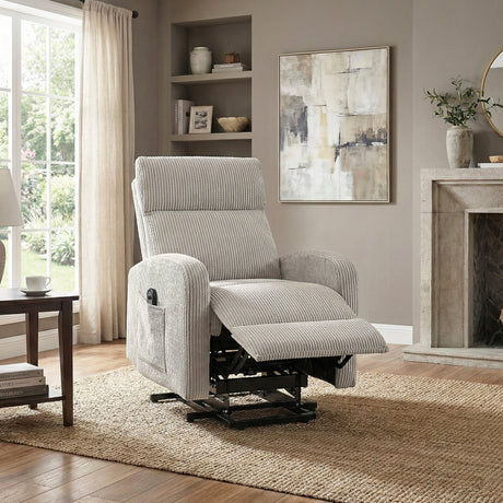 Parsons Gray Power Lift Chair from Homelegance - Luna Furniture