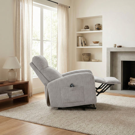 Parsons Gray Power Lift Chair from Homelegance - Luna Furniture