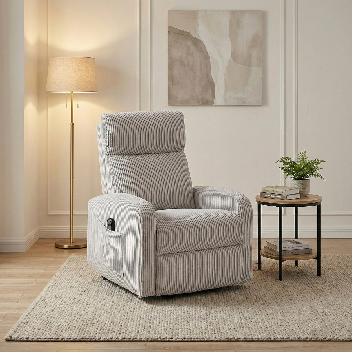 Parsons Gray Power Lift Chair from Homelegance - Luna Furniture