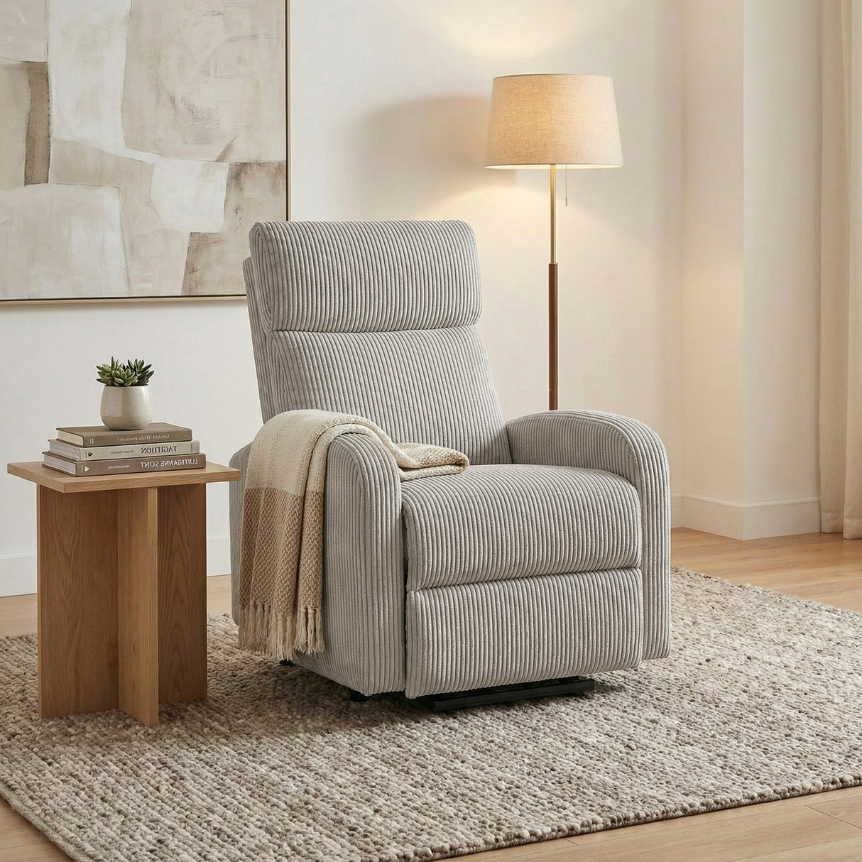 Parsons Gray Power Lift Chair from Homelegance - Luna Furniture