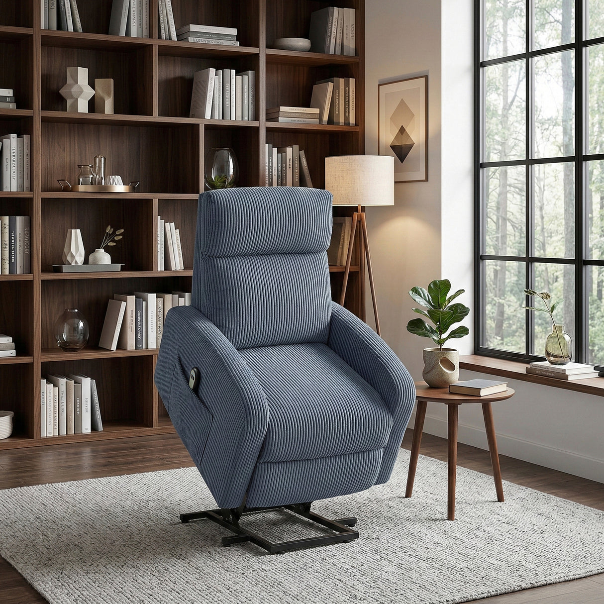 Parsons Midnight Blue Power Lift Chair from Homelegance - Luna Furniture