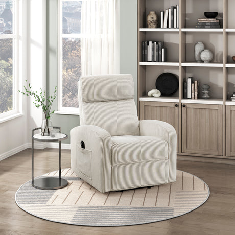 Parsons Beige Power Lift Chair from Homelegance - Luna Furniture