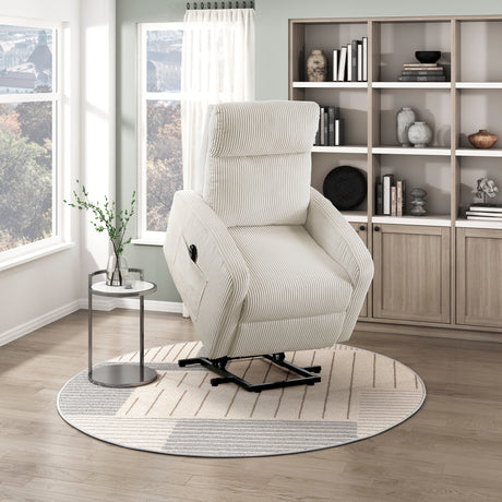 Parsons Beige Power Lift Chair from Homelegance - Luna Furniture
