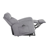 Parsons Dark Gray Power Lift Chair from Homelegance - Luna Furniture