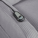 Parsons Dark Gray Power Lift Chair from Homelegance - Luna Furniture