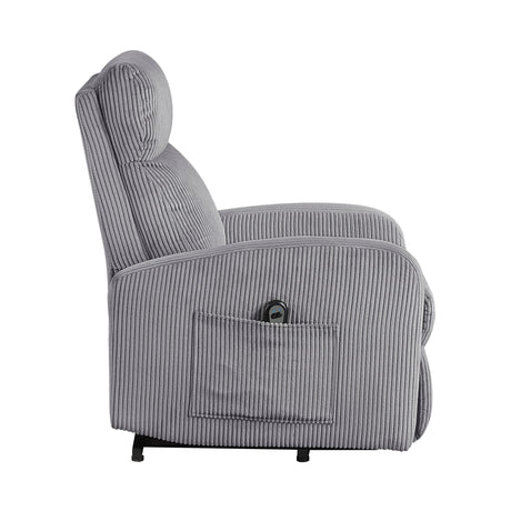 Parsons Dark Gray Power Lift Chair from Homelegance - Luna Furniture