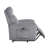 Parsons Dark Gray Power Lift Chair from Homelegance - Luna Furniture