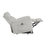 Parsons Gray Power Lift Chair from Homelegance - Luna Furniture