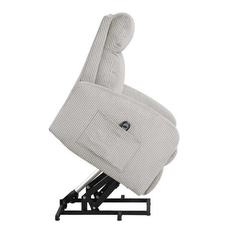 Parsons Gray Power Lift Chair from Homelegance - Luna Furniture