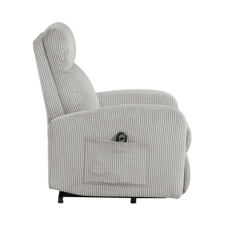 Parsons Gray Power Lift Chair from Homelegance - Luna Furniture