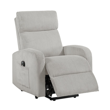 Parsons Gray Power Lift Chair from Homelegance - Luna Furniture