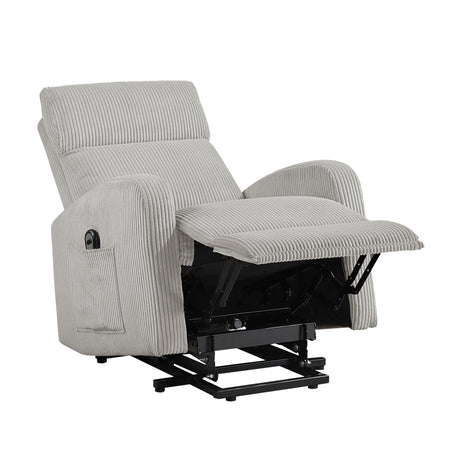 Parsons Gray Power Lift Chair from Homelegance - Luna Furniture