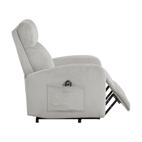 Parsons Gray Power Lift Chair from Homelegance - Luna Furniture