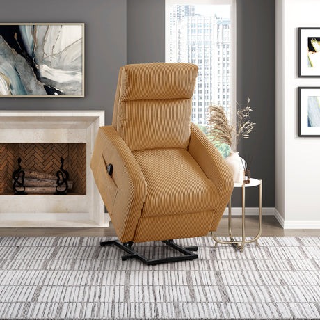 Parsons Yellow Power Lift Chair from Homelegance - Luna Furniture