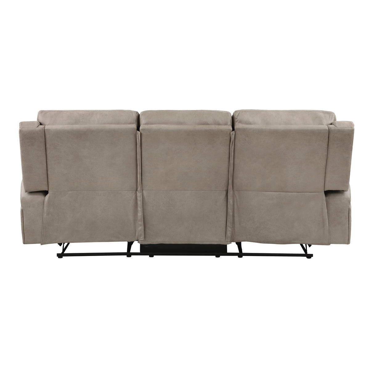 Pagosa Brown Double Reclining Loveseat from Homelegance - Luna Furniture
