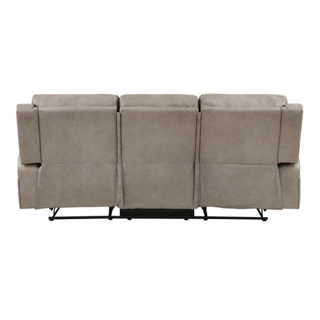 Pagosa Brown Double Reclining Loveseat from Homelegance - Luna Furniture