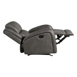 Pagosa Gray Rocker Reclining Chair from Homelegance - Luna Furniture
