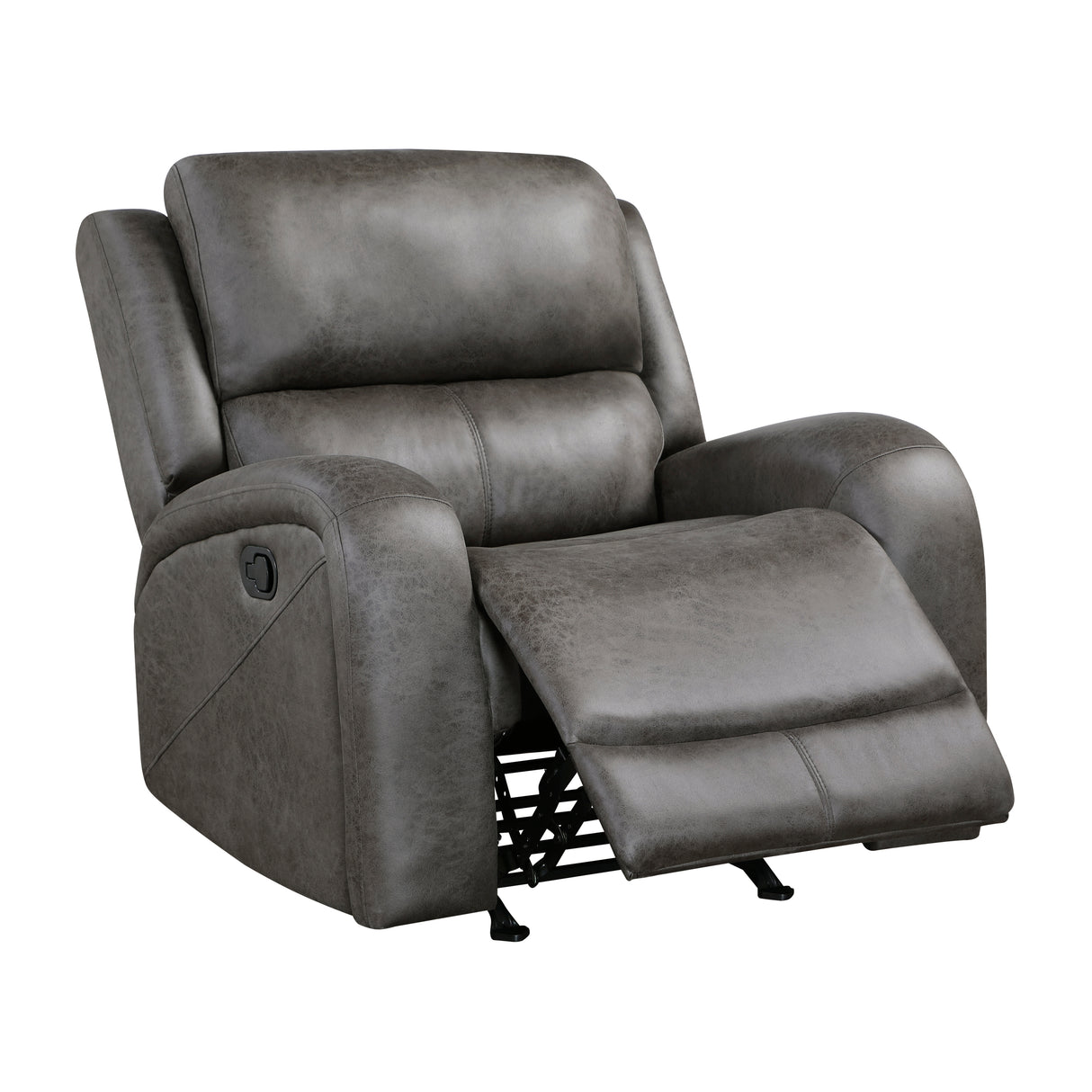 Pagosa Gray Rocker Reclining Chair from Homelegance - Luna Furniture