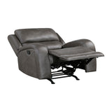 Pagosa Gray Rocker Reclining Chair from Homelegance - Luna Furniture