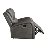 Pagosa Gray Rocker Reclining Chair from Homelegance - Luna Furniture