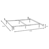 Esme Queen/Eastern King Bed Frame Black from Coaster - Luna Furniture