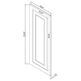 Nordio White 72" LED Full-Length Floor Mirror from Coaster - Luna Furniture