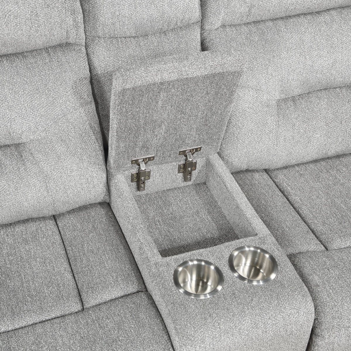 Lyndon Gray Glider Reclining Chair