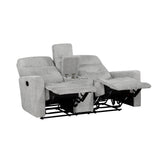 Lyndon Gray Glider Reclining Chair