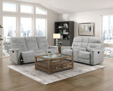 Lyndon Gray Glider Reclining Chair
