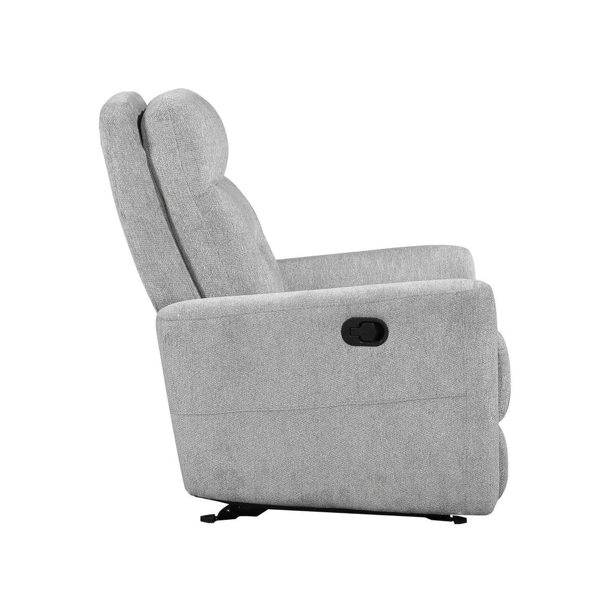 Lyndon Gray Glider Reclining Chair from Homelegance - Luna Furniture