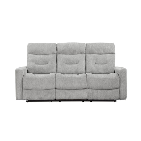 Lyndon Gray Double Reclining Living Room Set from Homelegance - Luna Furniture