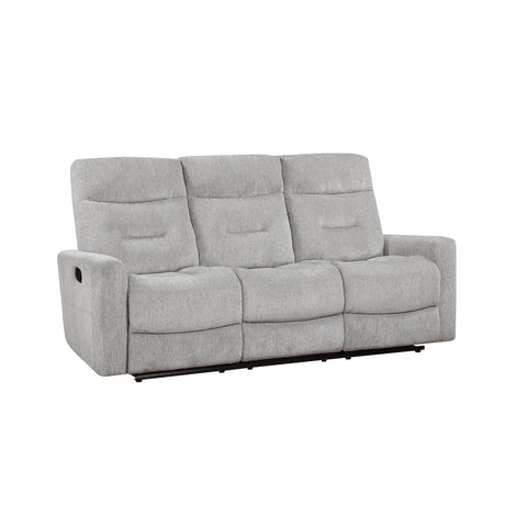 Lyndon Gray Double Reclining Living Room Set from Homelegance - Luna Furniture