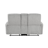 Lyndon Gray Double Reclining Living Room Set from Homelegance - Luna Furniture