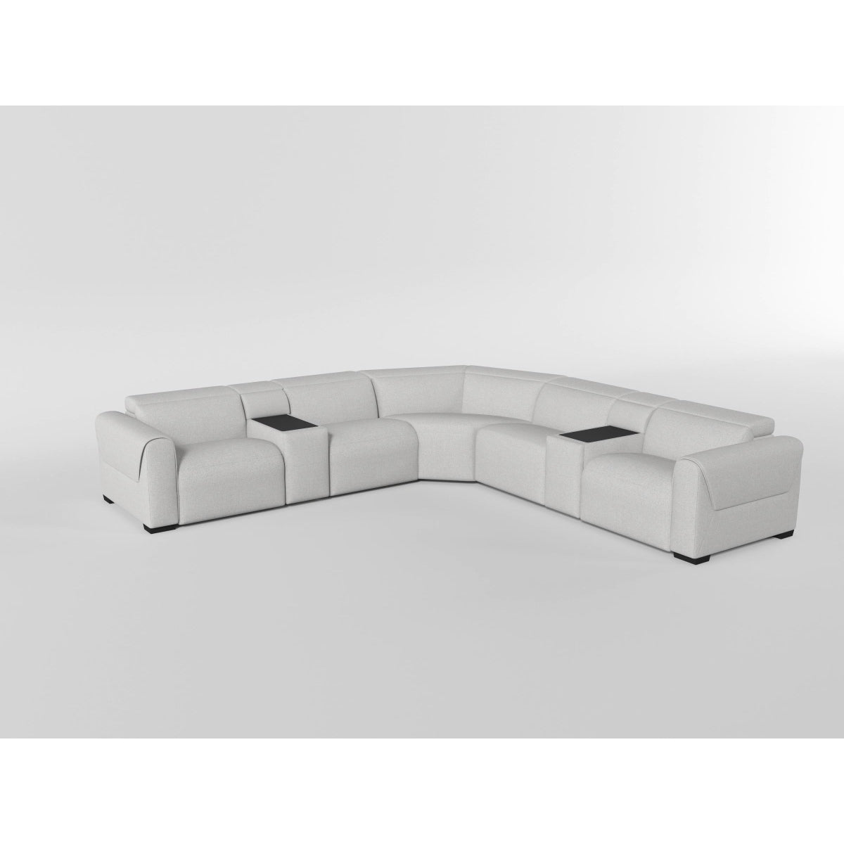 Spivey Dark Gray Leather Loveseat from Homelegance - Luna Furniture
