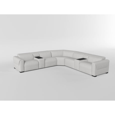 Spivey Dark Gray Leather Loveseat from Homelegance - Luna Furniture