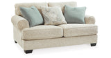 Monaghan Sofa, Loveseat, Chair and Ottoman in Sandstone from Ashley - Luna Furniture