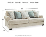 Monaghan Sandstone Sofa and Loveseat from Ashley - Luna Furniture