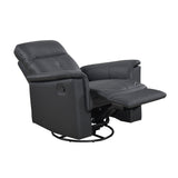 9620BLK-1 SWIVEL GLIDER RECLINING CHAIR from Homelegance - Luna Furniture
