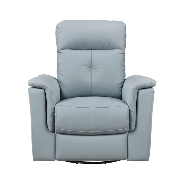 Bristow Blue Swivel Glider Reclining Chair