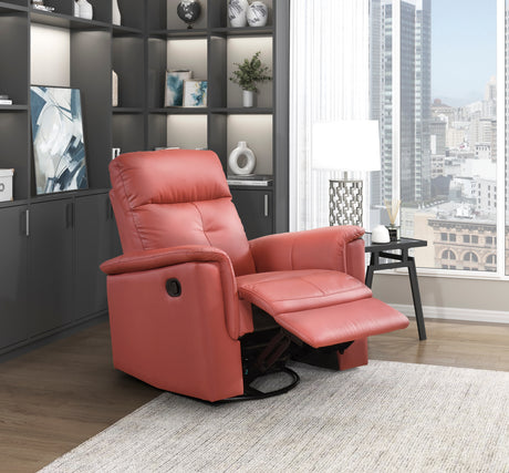 9620RED-1 Swivel Glider Reclining Chair from Homelegance - Luna Furniture