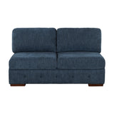 9624BU*3LCRC (3)3-Piece Sectional with Left and Right Chaise from Homelegance - Luna Furniture