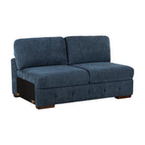 9624BU*42RLC (4)4-Piece Sectional with Left Chaise from Homelegance - Luna Furniture