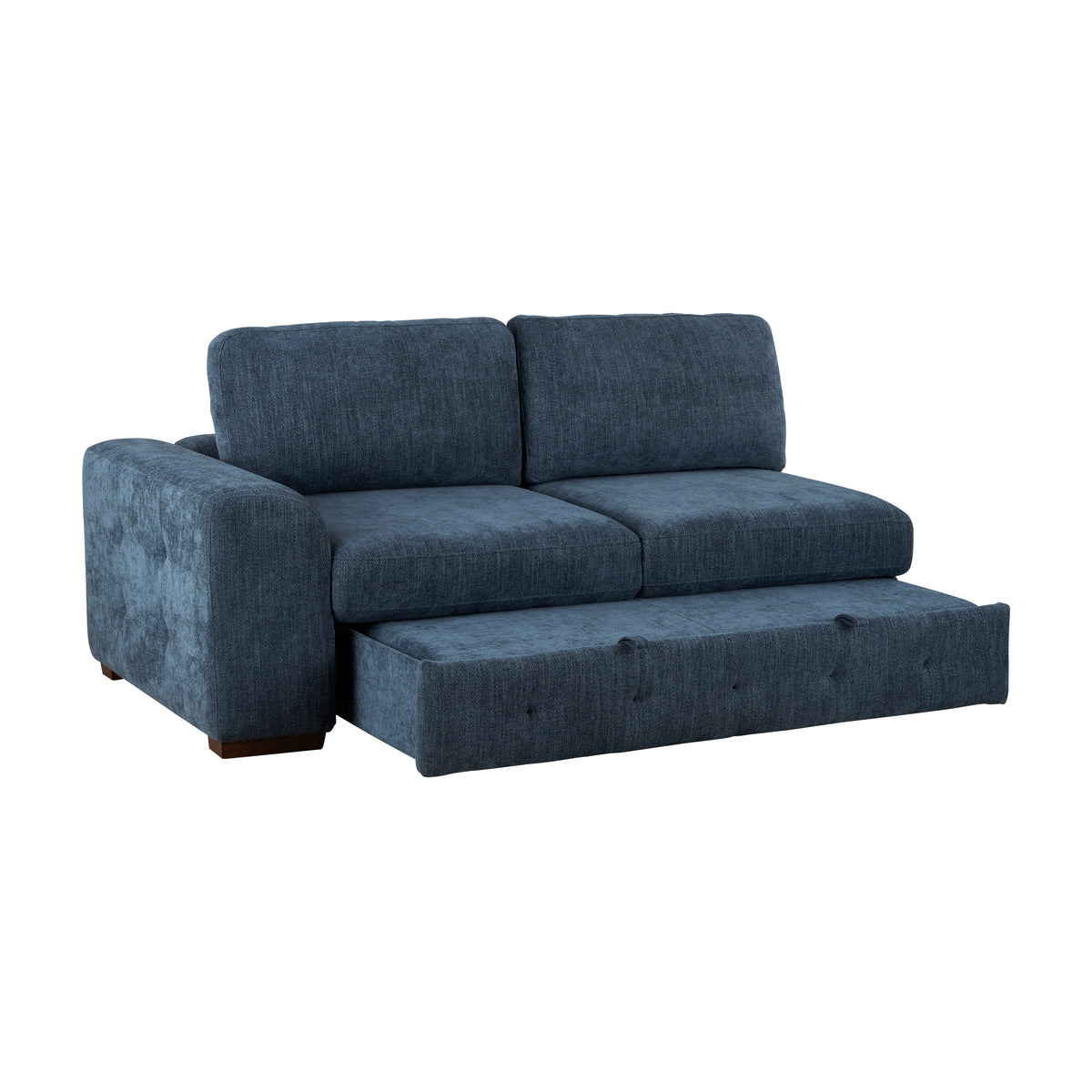 Raife Blue 5-Piece Sectional with Right Chaise and Storage Ottoman from Homelegance - Luna Furniture