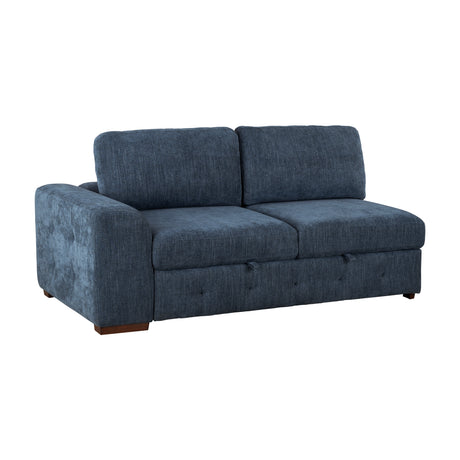 9624BU*32LRC (3)3-Piece Sectional with Right Chaise and Ottoman from Homelegance - Luna Furniture