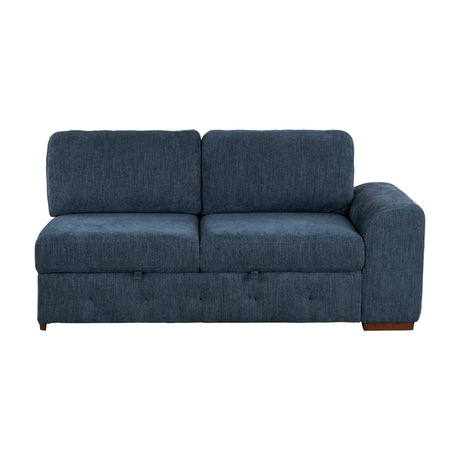 9624BU*42RLC (4)4-Piece Sectional with Left Chaise from Homelegance - Luna Furniture