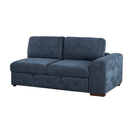 9624BU*42RLC (4)4-Piece Sectional with Left Chaise from Homelegance - Luna Furniture
