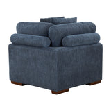 9624BU*5LC2R (5)5-Piece Sectional with Left Chaise and Storage Ottoman from Homelegance - Luna Furniture